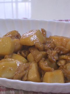 鶏皮で節約☆里芋との照り煮-レシピのメイン写真