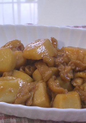 鶏皮で節約☆里芋との照り煮-レシピのメイン写真