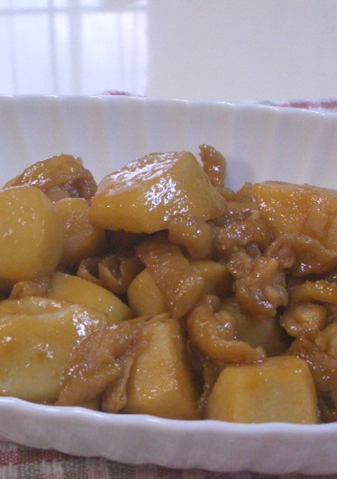 鶏皮で節約☆里芋との照り煮-レシピのメイン写真