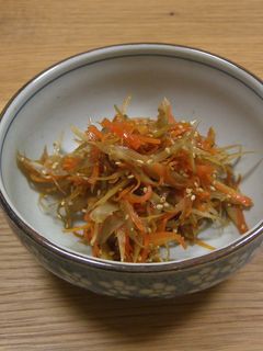 普通のきんぴらごぼう♪-レシピのメイン写真