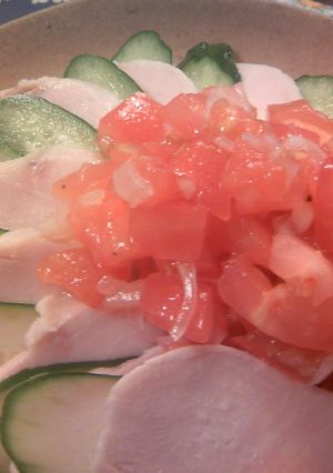 鶏はむサラダ-レシピのメイン写真