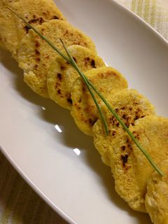 チーズinおからのカレー風味お焼き♪-レシピのメイン写真