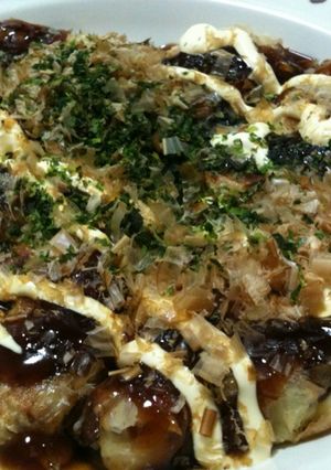 キノコと桜エビのお好み焼き☆-レシピのメイン写真