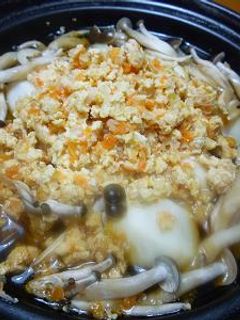 タジン鍋で簡単カブのそぼろ蒸し-レシピのメイン写真