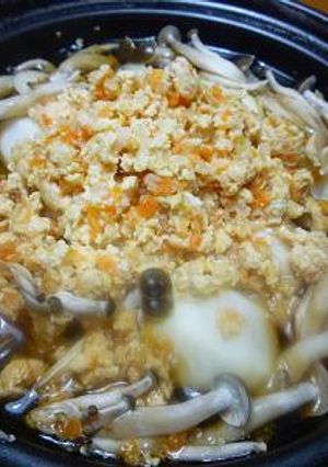 タジン鍋で簡単カブのそぼろ蒸し-レシピのメイン写真
