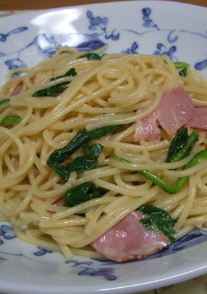 ☆☆ほうれん草とベーコンのクリームパスタ-レシピのメイン写真