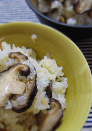 椎茸ご飯☆柚子胡椒風味-レシピのメイン写真