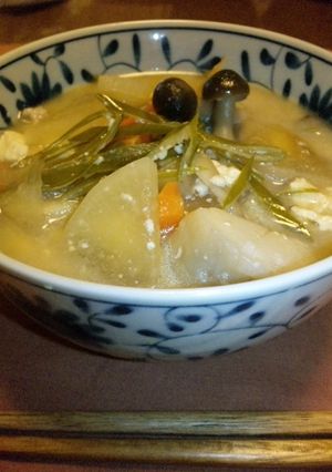 冷え性でお料理初心者さん向き「豚汁」-レシピのメイン写真