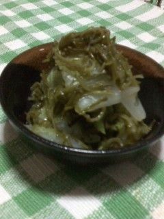 糸めかぶと白菜の和え物(*^^*)-レシピのメイン写真
