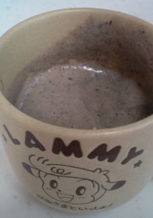 食べられる！？ホットな黒ゴマバナナ豆乳-レシピのメイン写真