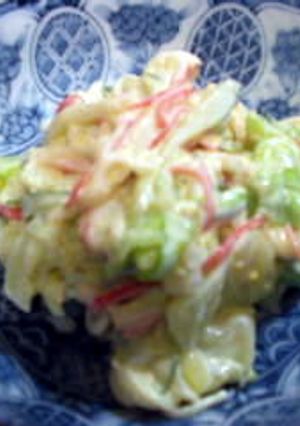 キャベツとカニカマの味噌ソース和え-レシピのメイン写真