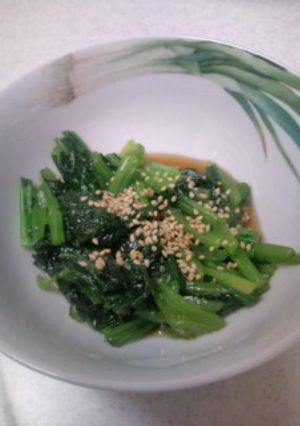 楽チン美味い！青菜の和え物-レシピのメイン写真