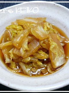 【農家のレシピ】白菜の酢醤油煮-レシピのメイン写真