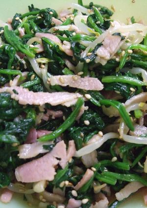 給食レシピ♪ほうれん草さっぱり和え♪-レシピのメイン写真