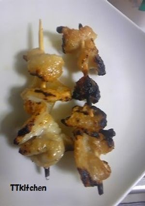 *おつまみ*もも肉から剥いだ皮で焼き鳥-レシピのメイン写真