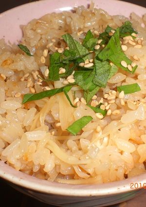 乾燥貝柱の中華風おこわ-レシピのメイン写真