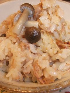 しめじ・なめたけの炊き込みご飯-レシピのメイン写真
