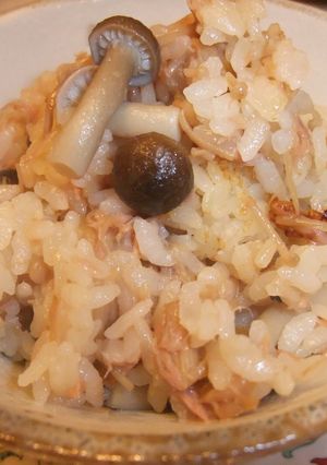 しめじ・なめたけの炊き込みご飯-レシピのメイン写真