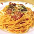 チョリソ-と人参のナポリタン風パスタ
