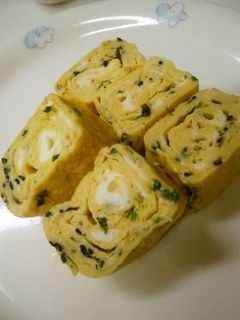 お弁当に✿ごまとネギの卵焼き✿-レシピのメイン写真