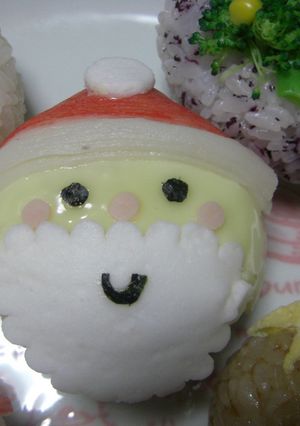 クリスマス❄キャラおにぎり☃サンタさん-レシピのメイン写真