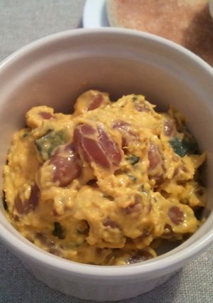 煮豆とカボチャのクリチクリーム-レシピのメイン写真