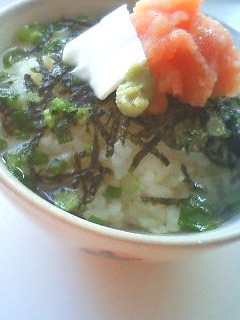 香るわさびバター♪たらこのお茶漬け-レシピのメイン写真