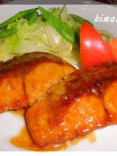 はまちのバター風味照り焼き♪-レシピのメイン写真