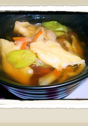 ☆☆岩手郷土料理♪ひっつみ・すいとん☆☆-レシピのメイン写真