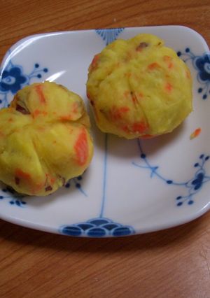 もみじ茶巾-レシピのメイン写真