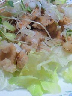 簡単♪鶏皮ポン酢-レシピのメイン写真