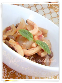 ノンオイル☆いかのイタリア風トマト煮☆-レシピのメイン写真