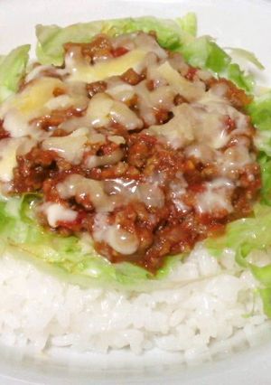 沖縄で食べたタコライス-レシピのメイン写真