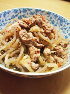 おばあちゃんも好きな♪豚と糸こんの炒め煮-レシピのメイン写真