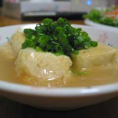 รูปของ おでんのつゆで　揚げだし豆腐