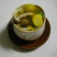 栗の甘露煮ときのこのあんかけ茶碗蒸し