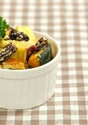 かぼちゃとさつまいものクリチーサラダ-レシピのメイン写真