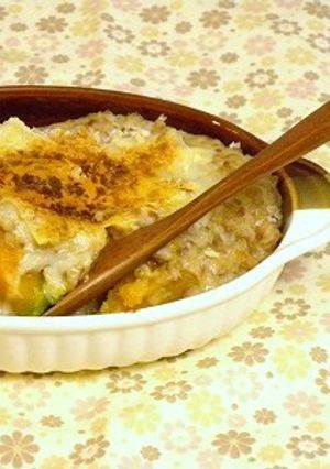 かぼちゃの和風肉みそグラタン-レシピのメイン写真