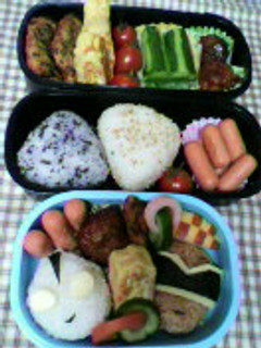 キャラ弁☆年少さん☆秋の親子バス遠足-レシピのメイン写真