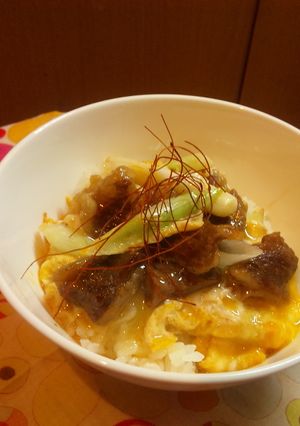 牛すじ煮込み＆牛すじ煮込みのとろ玉丼-レシピのメイン写真