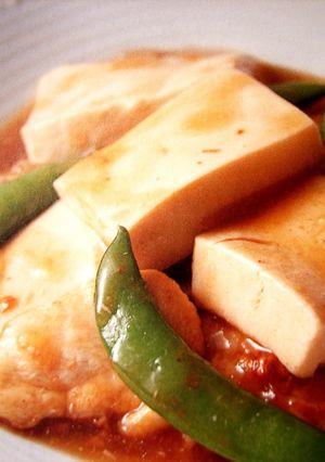 Ψなめらか豆腐と鶏肉のオイスター煮込みΨ-レシピのメイン写真