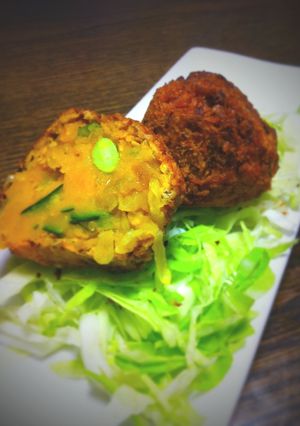 南瓜★枝豆★コロッケ★-レシピのメイン写真