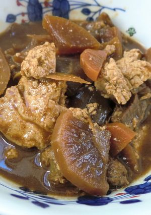 圧力鍋活用！！牛すじのモツ煮風-レシピのメイン写真