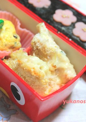 簡単お弁当✿トースターでささみチーズカツ-レシピのメイン写真