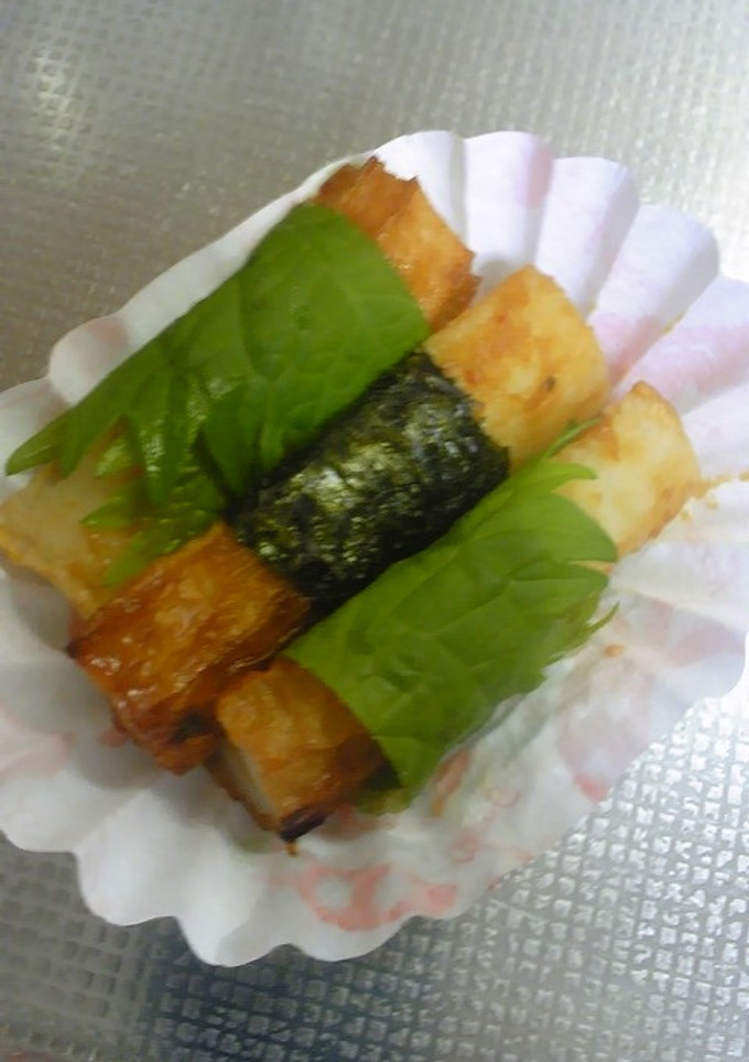 ＊お弁当＊箸やすめ＊ちくわのねぎ味噌焼き-レシピのメイン写真