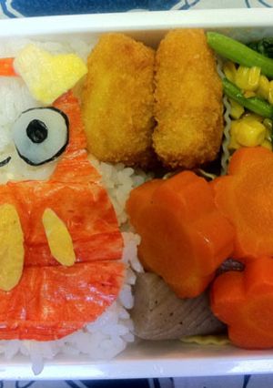 キャラ弁　ダルマッカ（ポケモン）弁当-レシピのメイン写真