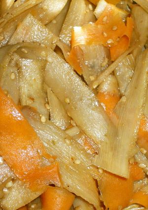 超簡単♪食べ応えのある　きんぴらごぼう-レシピのメイン写真