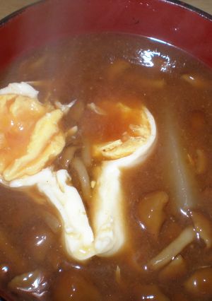 まるっと卵の入った味噌汁-レシピのメイン写真