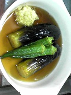 ナスとオクラの揚げ煮-レシピのメイン写真