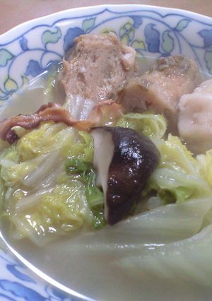 おでんの残りで白菜煮-レシピのメイン写真